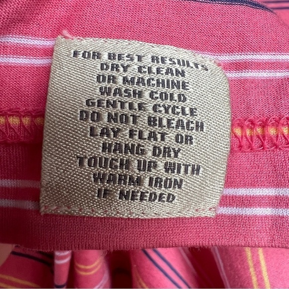 Peter Millar Men’s Double Mercerized Pink Striped Golf Polo Shirt, Size XL - Picture 6 of 8